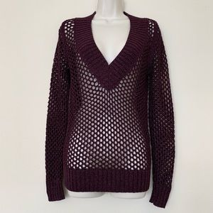 Express Crochet Purple Top